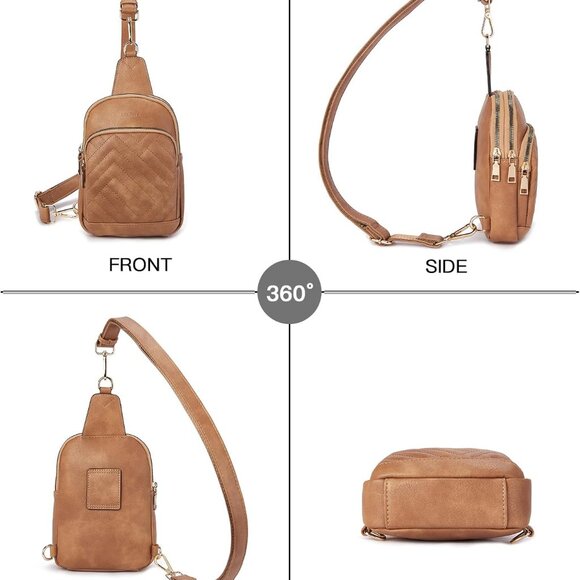 for Women Crossbody Bags Fanny Packs for Women Cross Body Waist Pack with Detach - Picture 7 of 7